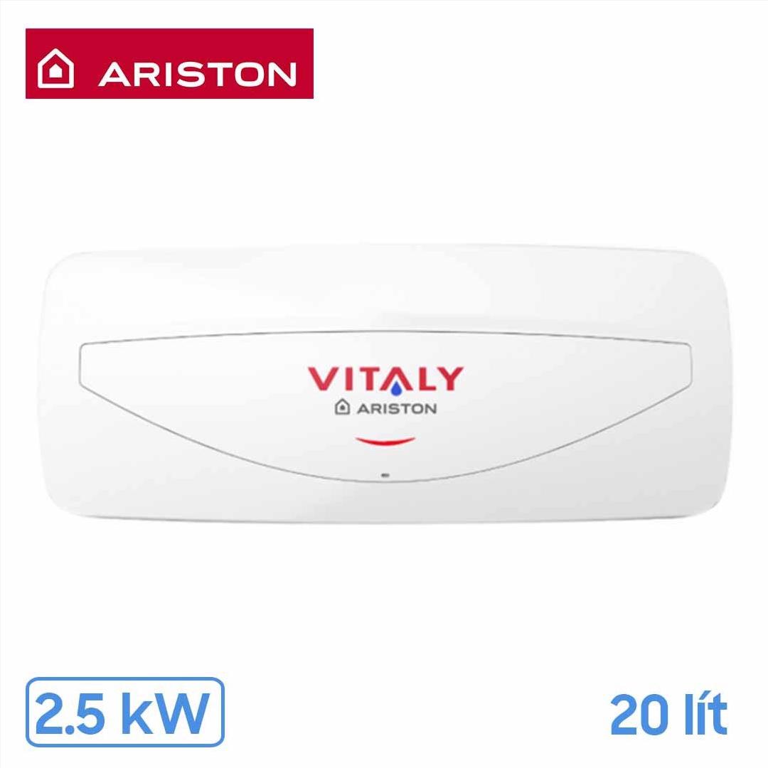 Bình nóng lạnh Ariston Vitaly 20 lít ngang